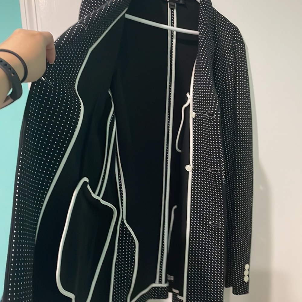 Y-3 Adidas Yohji Yamamoto mens polka dot cotton blazer - Picture 8 of 13